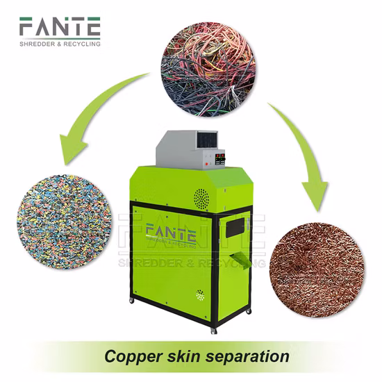 High Quality Copper Granulator Small Cable Granulator Wire Recycling Machine for Sale