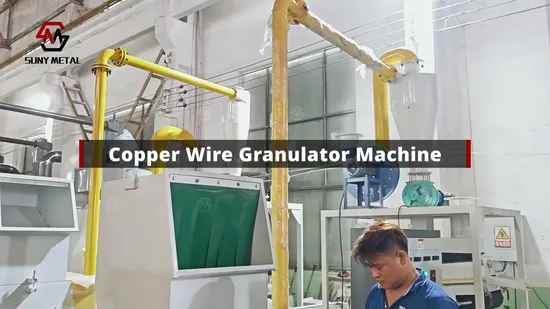 Waste Cable Wire Granulator Machine