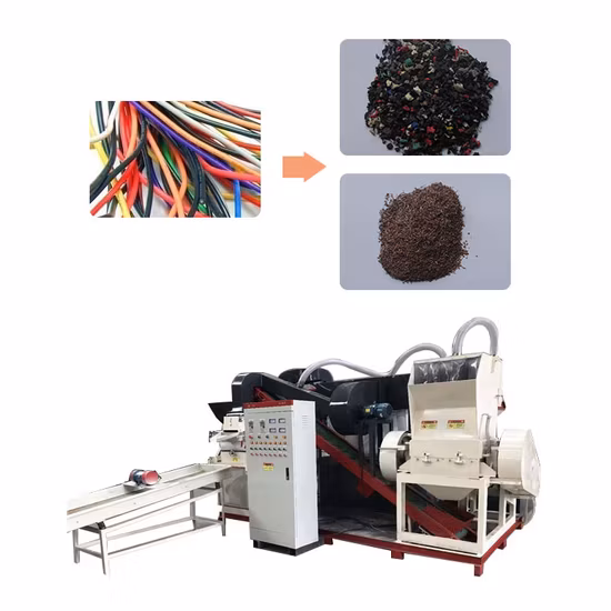 Automatic Wire Granulator Scrap Metal Copper Cable Machine