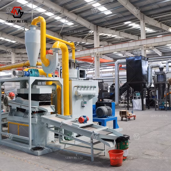 Machine de granulation de câbles en plastique