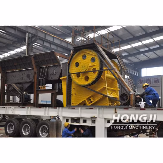 Usine de concassage mobile de processus de pierre de roche de carrière d'origine Machines de concassage de pierre avec usine de concassage mobile de processus de pierre de roche de carrière